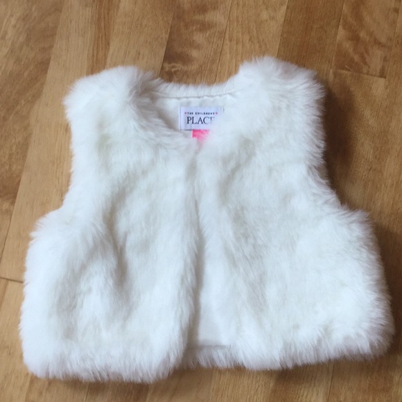 The Children's Place Other - The children’s place fake fur vest 18-24M